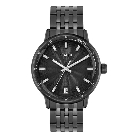 Timex Trendline Black Dial Analog Stainless Steel Men's Watch TWEG25410