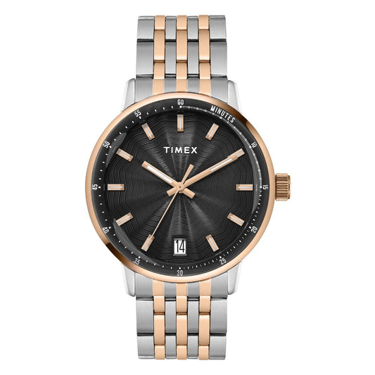 Timex Trendline Black Round Dial Analog Men's Watch TWEG25411
