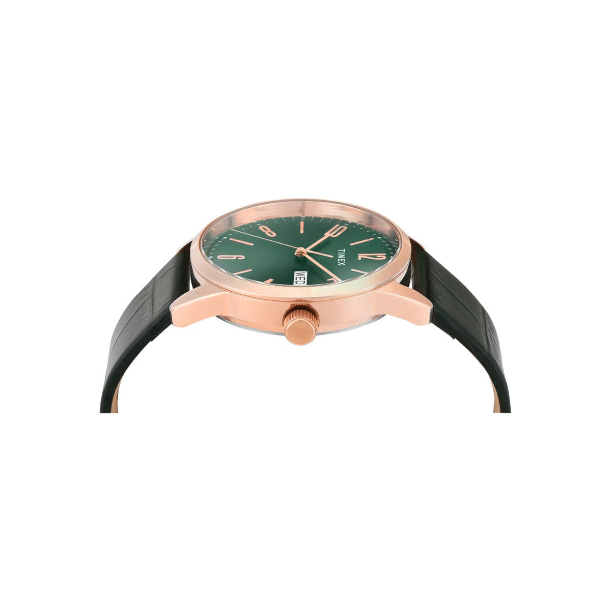 Timex Quartz Green Round Dial Analog Men Watch TWEG25509