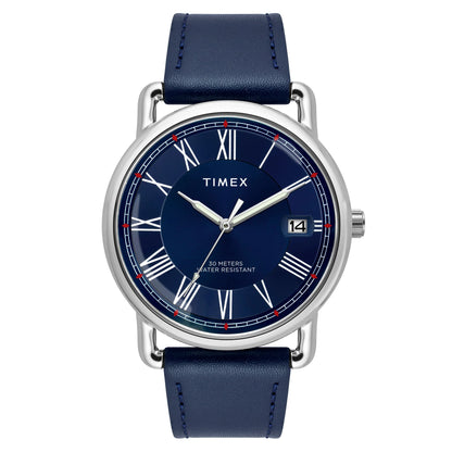 Timex Men Blue Round Dial Analog Watch - TWEG25600
