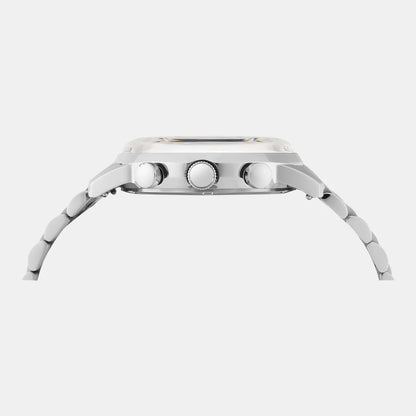 Timex Marlin Panda Indian Silver-Tone Analog Stainless steel Men's Watch