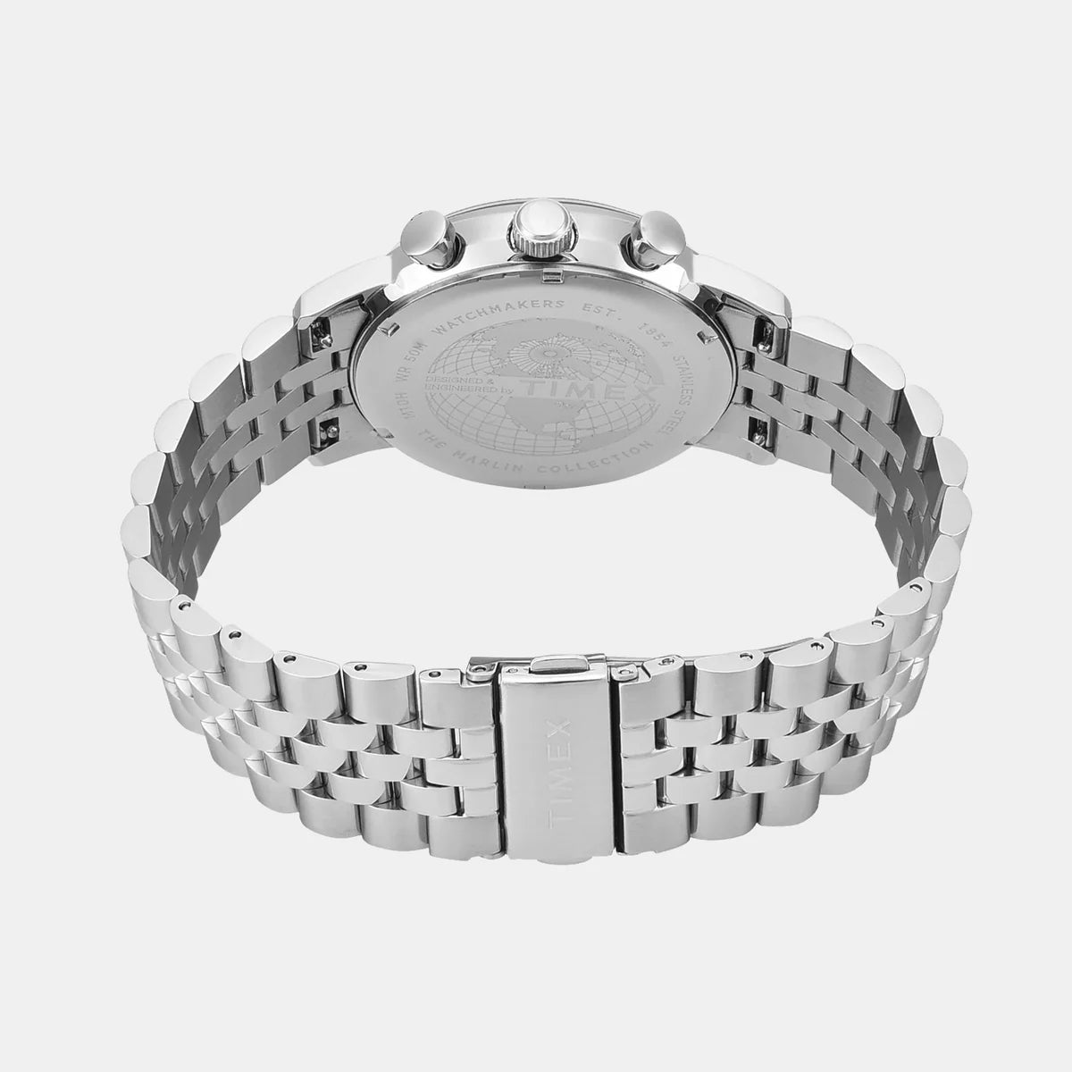 Timex Marlin Panda Indian Silver-Tone Analog Stainless steel Men's Watch