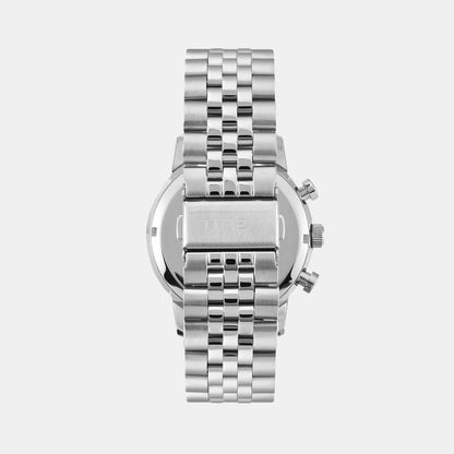 Timex Marlin Panda Indian Silver-Tone Analog Stainless steel Men's Watch