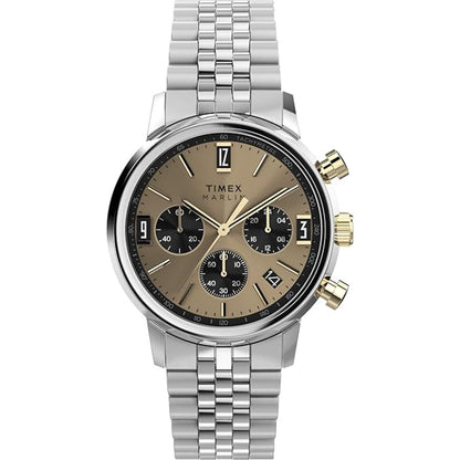 Timex Marlin Champagne Analog Stainless steel Men's Watch - TWEG26713
