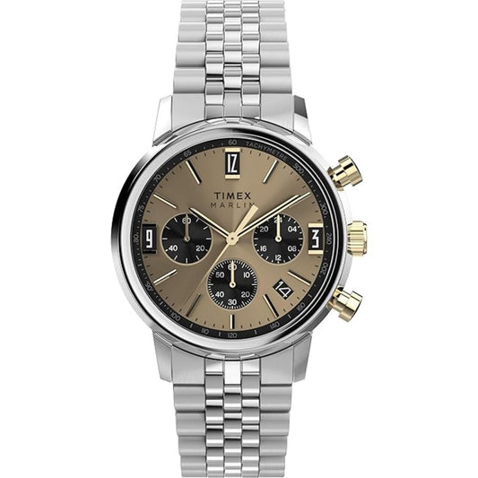 Timex Marlin Champagne Analog Stainless steel Men's Watch - TWEG26713