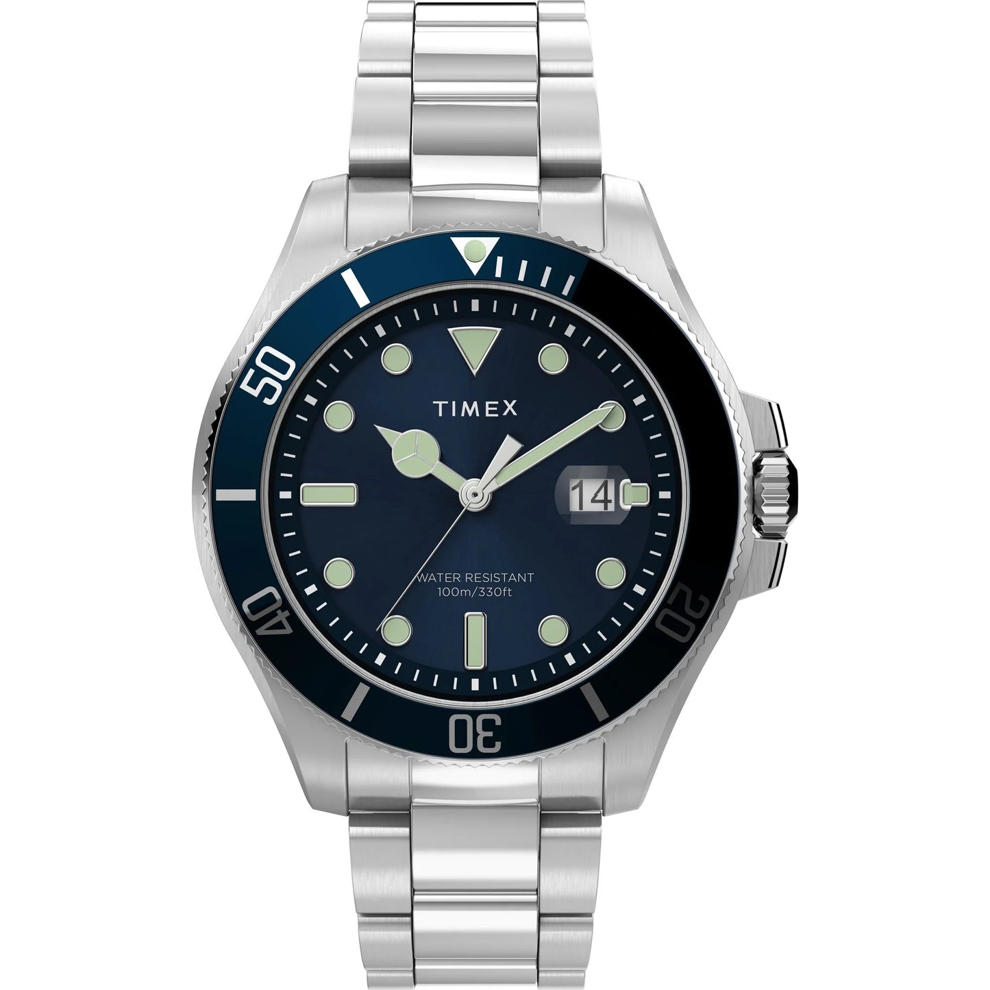 Timex Harborside Blue Dial Analog Stainless Steel Men's Watch TWEG27000