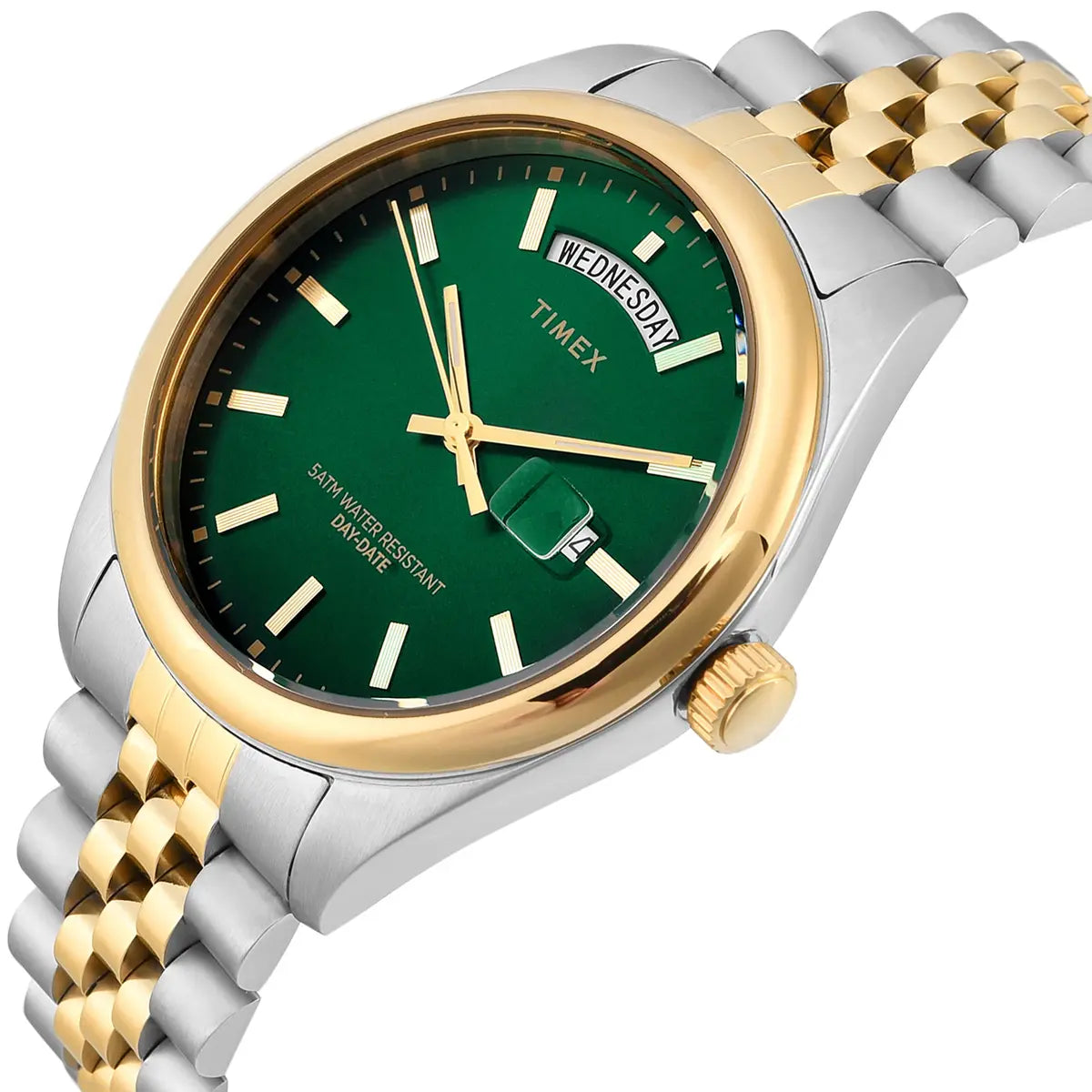 Timex Legacy Green Dial Analog Stainless Steel Men's Watch TWEG27102