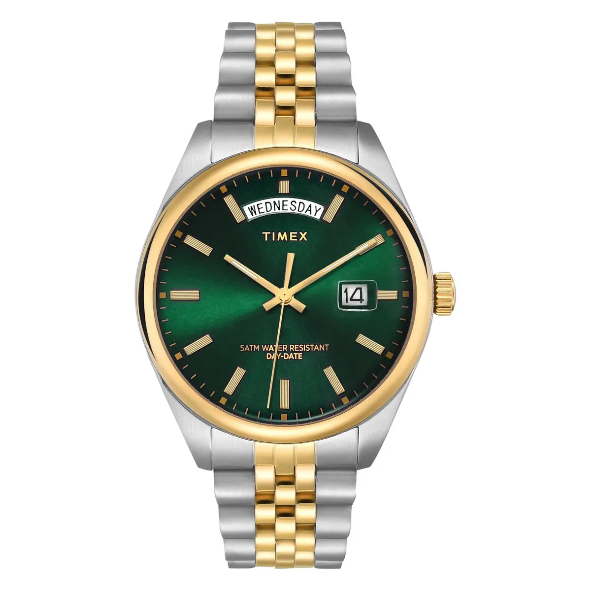 Timex Legacy Green Dial Analog Stainless Steel Men's Watch TWEG27102
