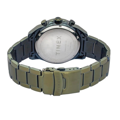 Timex Quartz Green Dial Analog Chronograph Men's Watch TWEG27701