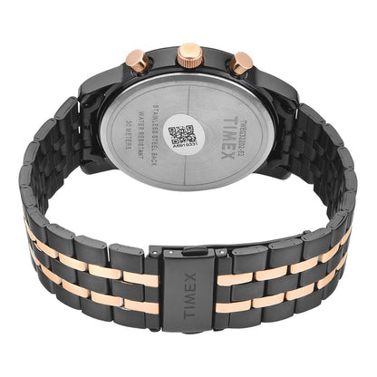 Timex Trendline Round Black Dial Analog Men's Watch - TWEG32202