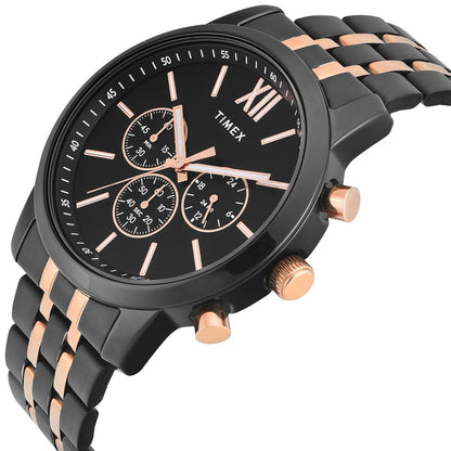 Timex Trendline Round Black Dial Analog Men's Watch - TWEG32202