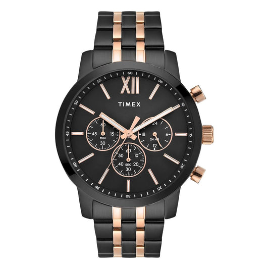 Timex Trendline Round Black Dial Analog Men's Watch - TWEG32202