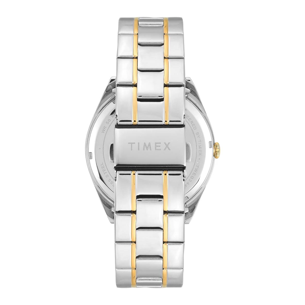 Timex Signio Quartz Silver Dial Analog Men's Watch - TWEG34401