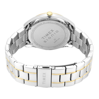 Timex Signio Quartz Silver Dial Analog Men's Watch - TWEG34401