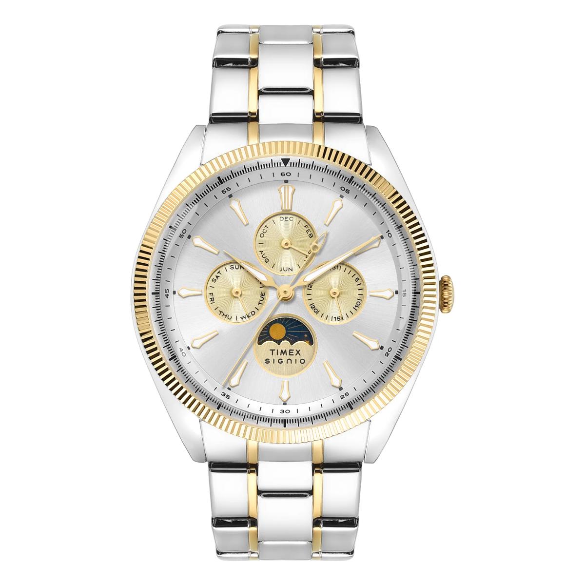 Timex Signio Quartz Silver Dial Analog Men's Watch - TWEG34401