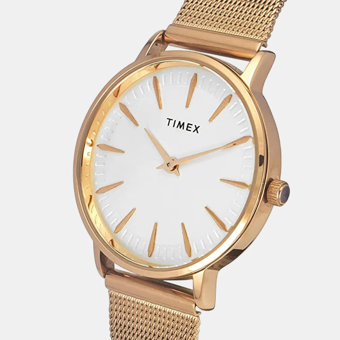 Timex Fashion Women's 2 Hands White Round Dial Watch TWEL15606
