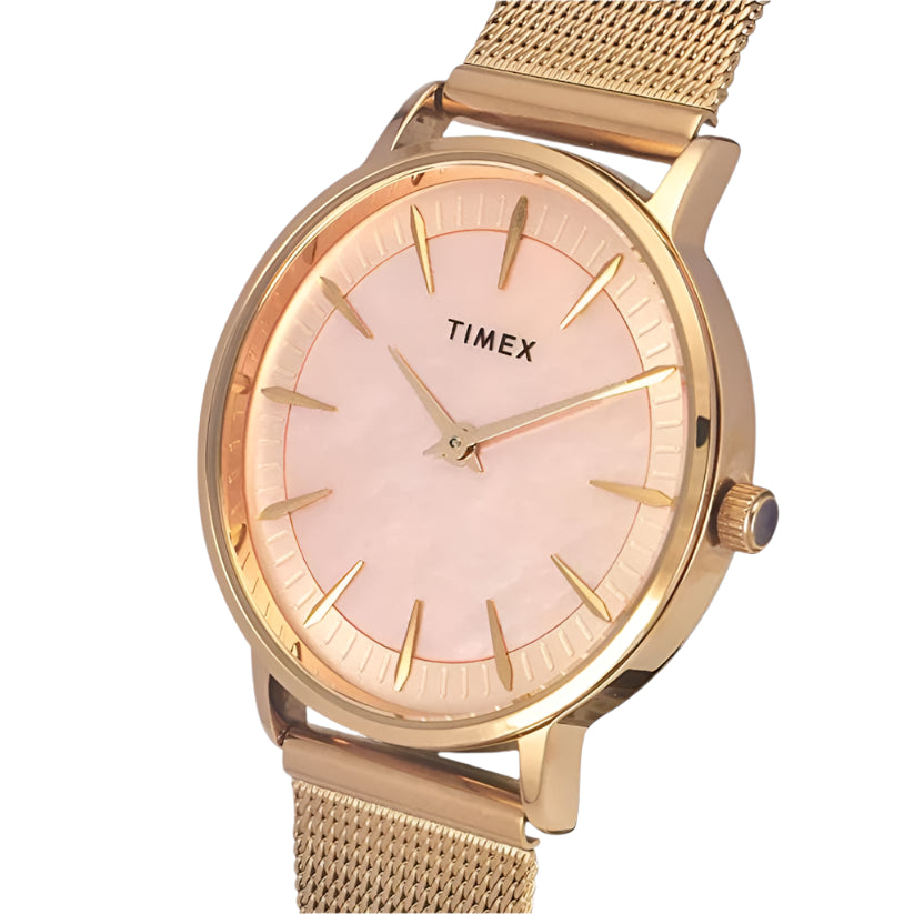 Timex Women's Analog Stainless Steel Watch TWEL15607