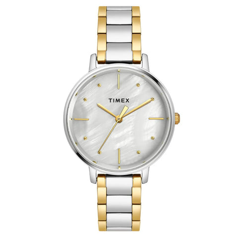 Timex Women Mother Of Pearl Analog Watch TWEL15808 - Buy Now at Sai Creations Watches
