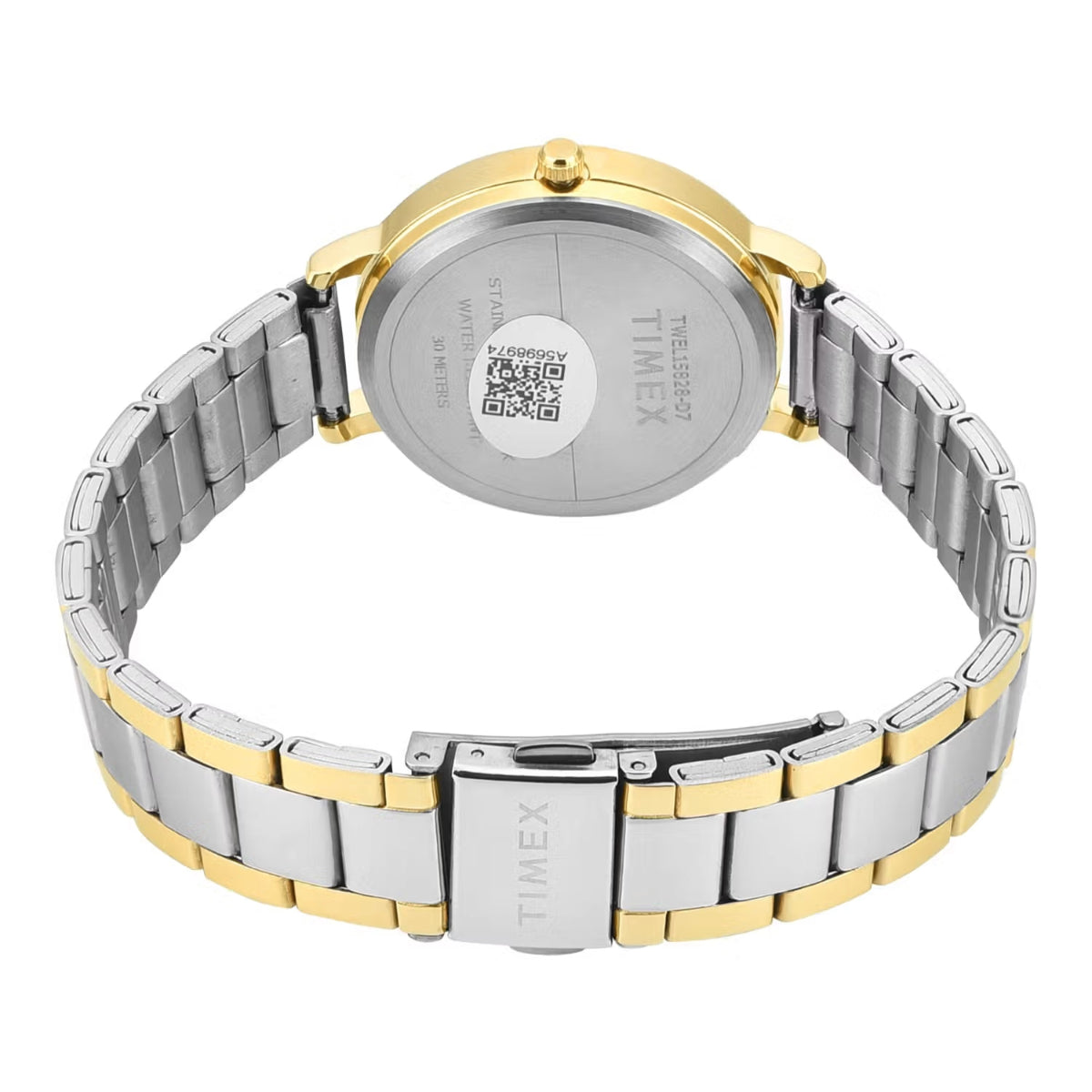 Timex Quartz Silver Round Dial Analog Women Watch - TWEL15828