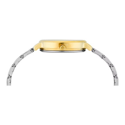 Timex Quartz Silver Round Dial Analog Women Watch - TWEL15828