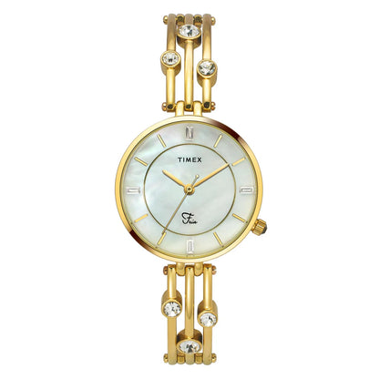Timex Fria Women Mother of Pearl Analog Watch - TWEL16004