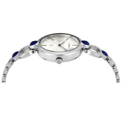 Timex Women Silver Round Dial Analog Watch - TWEL18108
