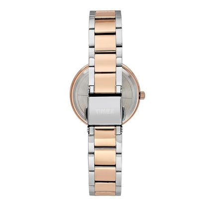 Timex Quartz Silver Round Dial Analog Women's Watch - TWEL18714