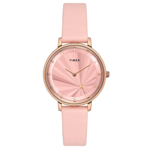 Timex Cosmic Awe Women 2 Hands Round Dial Pink Watch - TWEL19100 - Buy Now at Sai Creations Watches
