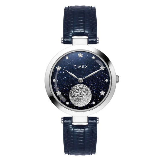 Timex Cosmic Awe Women Round Dial Blue Watch - TWEL19202