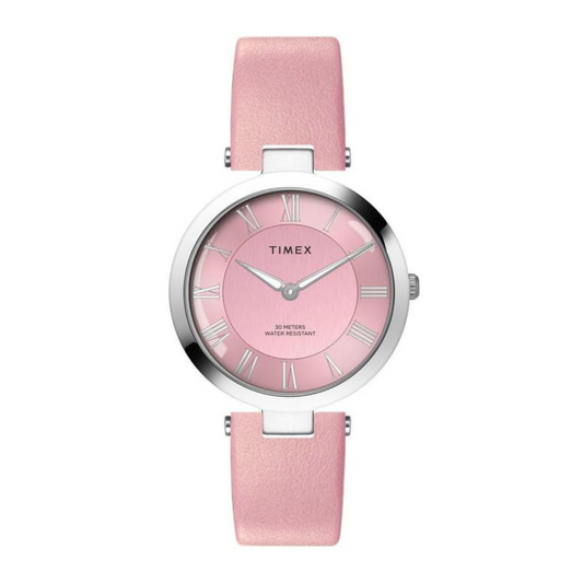 Timex Roman Pink Dial Analog Women's Watch - TWEL19208