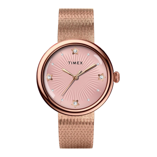 Timex FLORINA Pink Sunray Dial Analog Women's Watch - TWEL19304