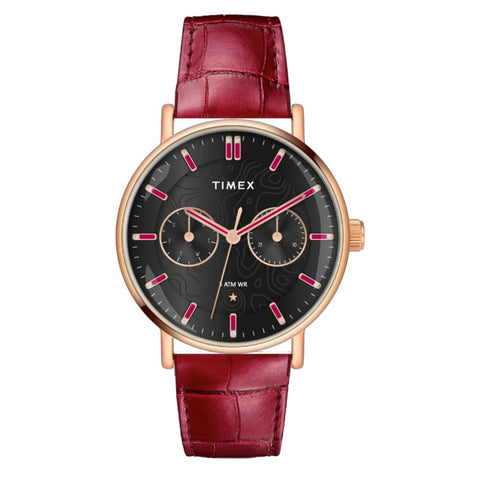 TWEL20300 Timex | Cosmic Typography Black Dial Women's Watch - Buy Now at Sai Creations Watches