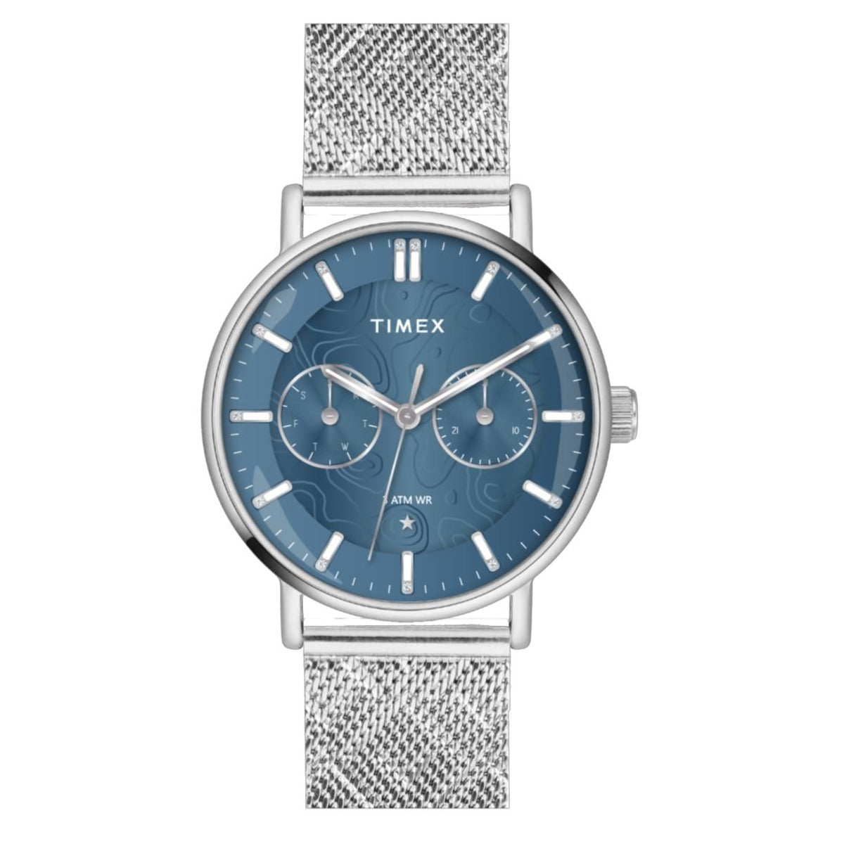 TWEL20301 Timex | Cosmic Typography Eve Blue Dial Women's Watch