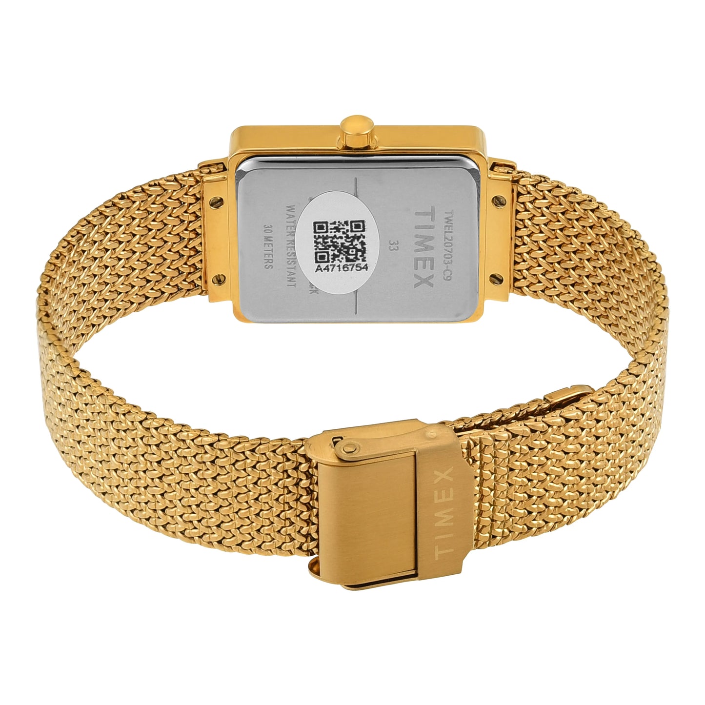 Timex Women Mother of Pearl Rectangle Dial Analog Watch - TWEL20703