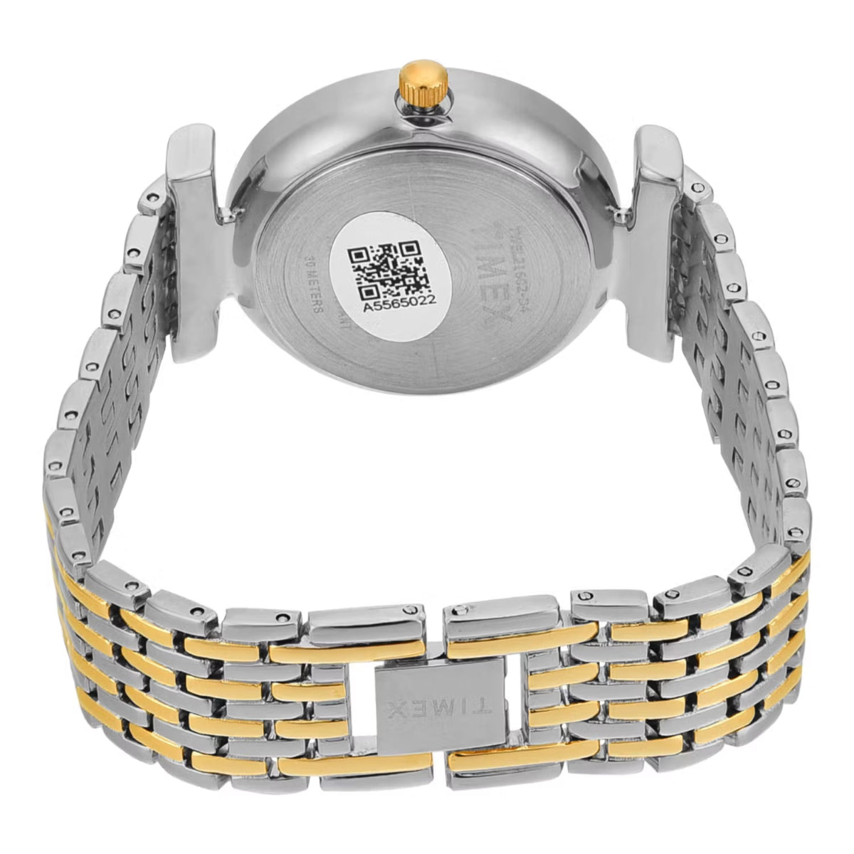 Timex Silver Round Dial Analog With Date Women's Watch TWEL21602