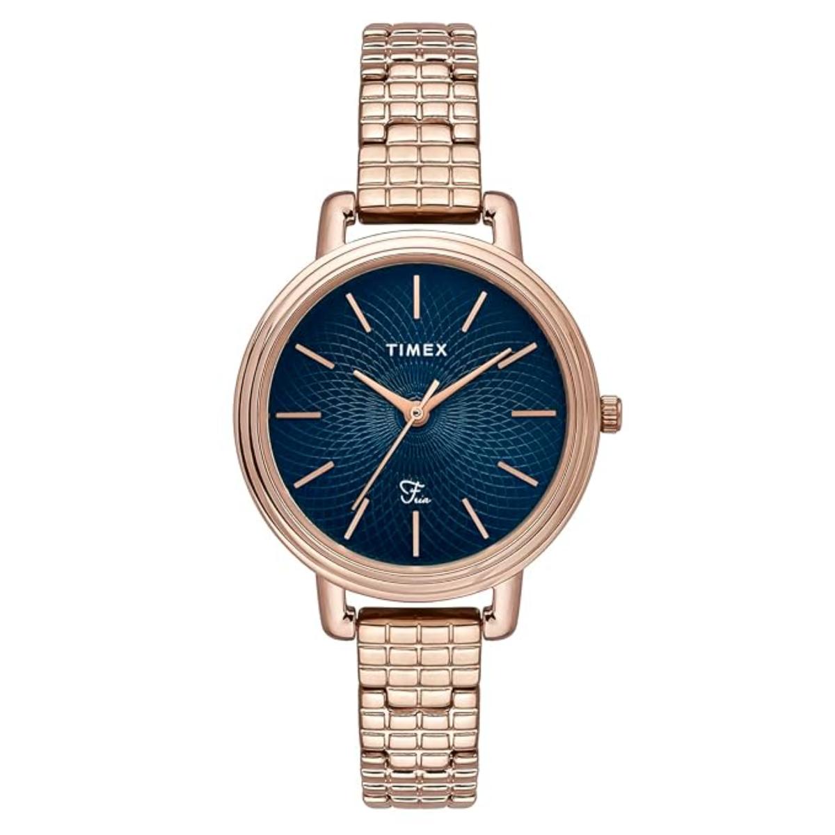 Timex Fria Quartz Blue Dial Analog Women's Watch TWEL23901