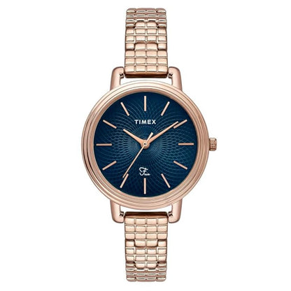 Timex Fria Quartz Blue Dial Analog Women's Watch TWEL23901
