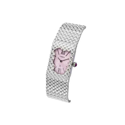 TWEL77700 Timex | Fria with Pink Shimmery Dial St Steel Watch (Women)