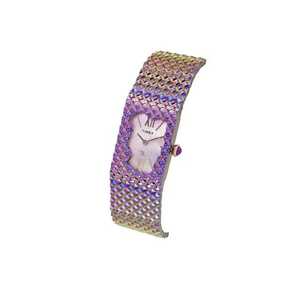 TWEL77704 Timex | Fria with Mauve Mother of Pearl Dial St Steel Watch (Women)