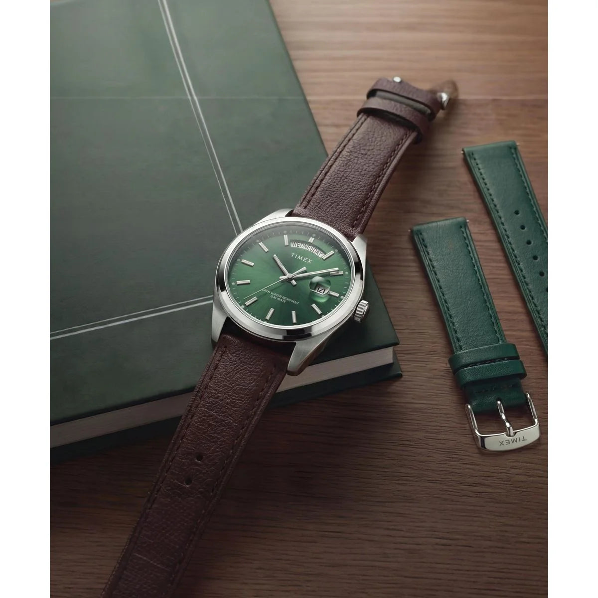 Timex Round 41mm Green Dial Analog Men's Watch - TWG068800UJ