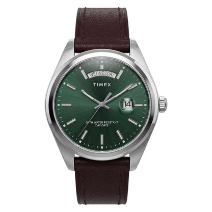Timex Round 41mm Green Dial Analog Men's Watch - TWG068800UJ