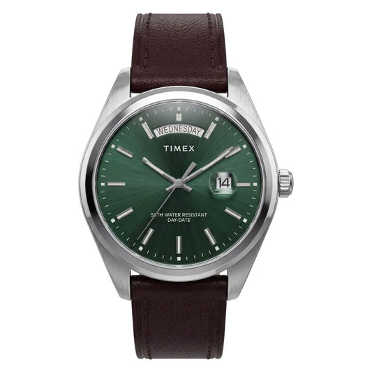 Timex Round 41mm Green Dial Analog Men's Watch - TWG068800UJ