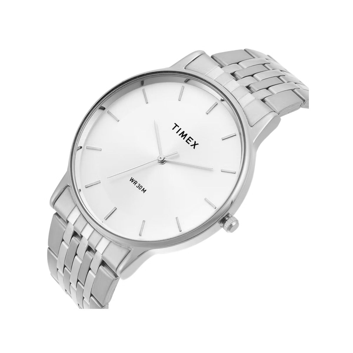 Timex Trendline Silver Dial Analog Stainless Steel Men's Watch TWTG12000