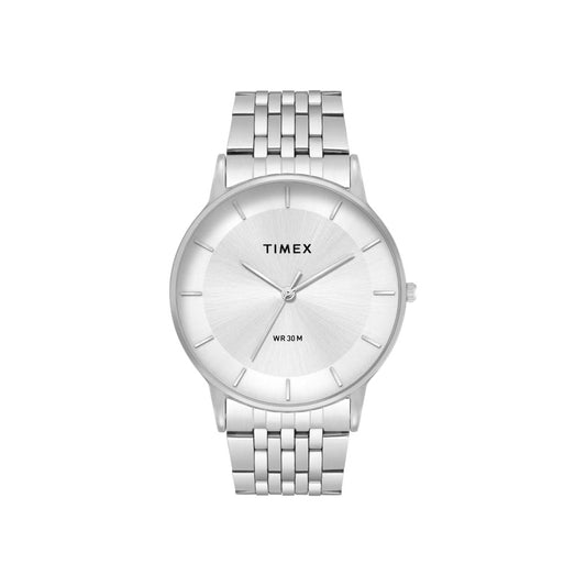 Timex Trendline Silver Dial Analog Stainless Steel Men's Watch TWTG12000