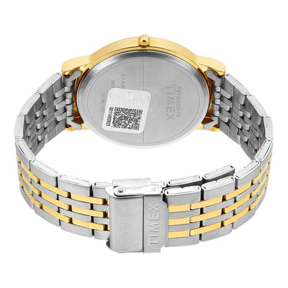 Timex Trendline Champagne Dial Analog Stainless Steel Men's Watch TWTG12002