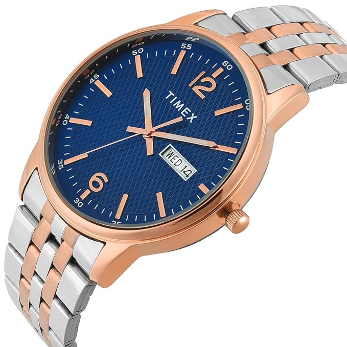 Timex Trendline Quartz Blue Dial Analog Men's Watch TWTG12110