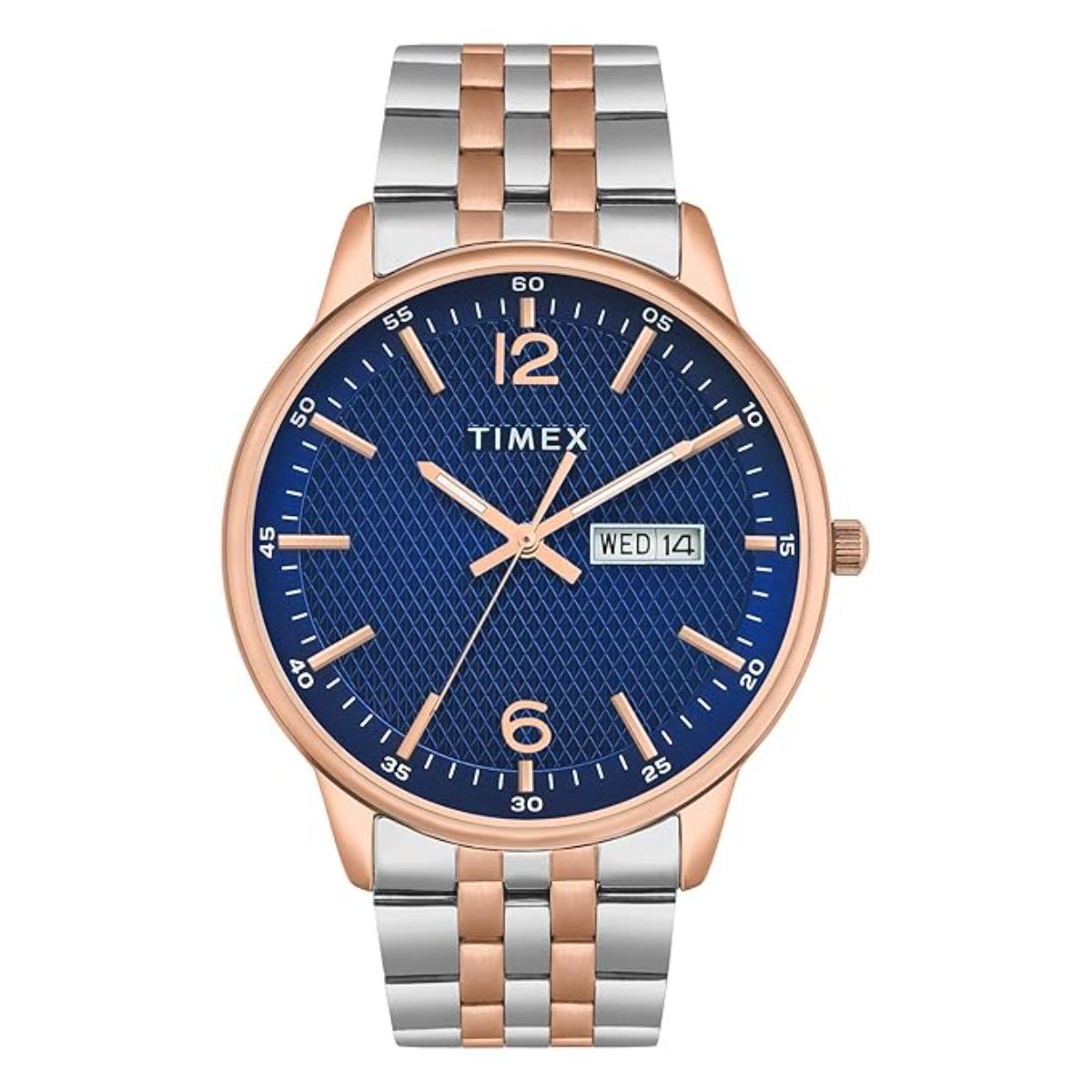 Timex Trendline Quartz Blue Dial Analog Men's Watch TWTG12110