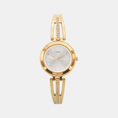 Timex Women's Silver Dial Analog Stainless Steel Watch TWTL10301