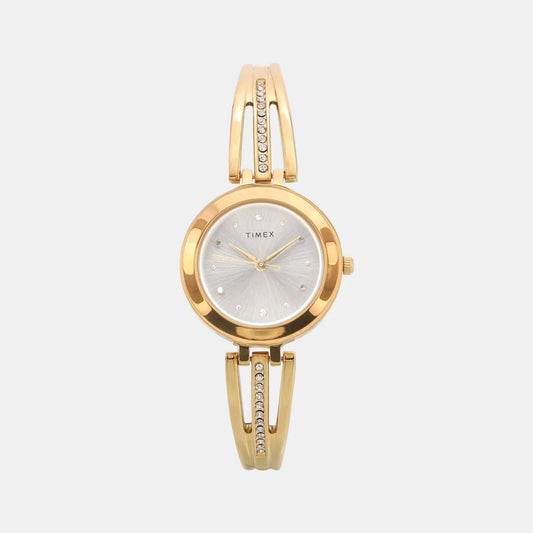 Timex Women's Silver Dial Analog Stainless Steel Watch TWTL10301