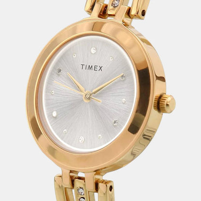 Timex Women's Silver Dial Analog Stainless Steel Watch TWTL10301